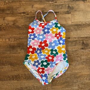 Girls Hanna Anderson floral swimsuit